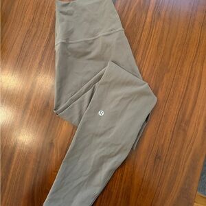 Lululemon Sage Green Wunder Train Leggings